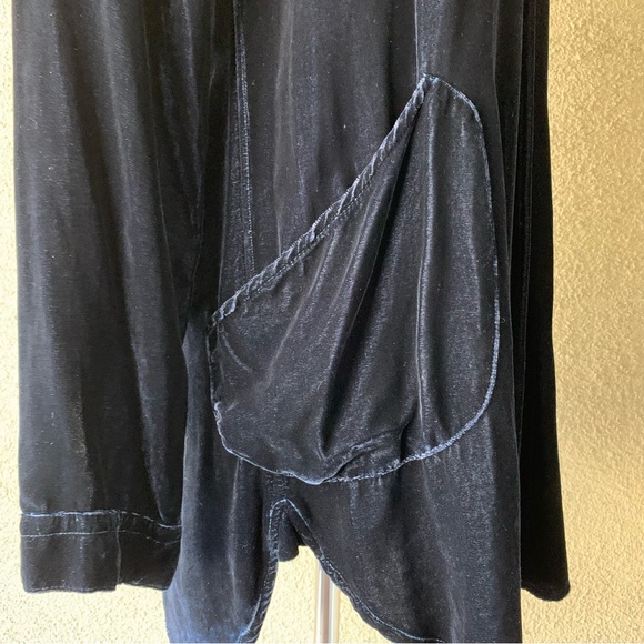 “CP Shades” Teton Dark Navy Velvet Tunic NWT $256 size XS - Picture 6 of 12
